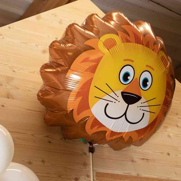 Ballon lion anniversaire